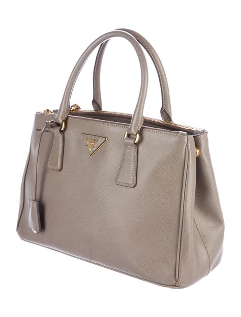 prada double zip lux tote saffiano leather small|prada saffiano crossbody wallet.